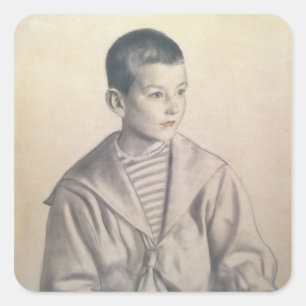 Dmitri Dmitrievich Shostakovich as a Child Square Sticker