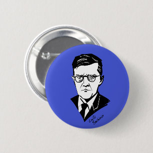 Dmitri Shostakovich 6 Cm Round Badge