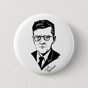 Dmitri Shostakovich 6 Cm Round Badge
