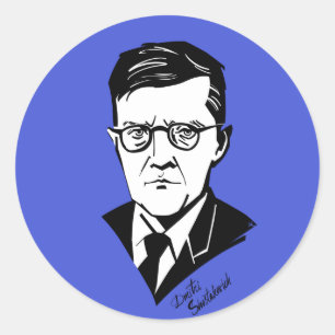 Dmitri Shostakovich Classic Round Sticker