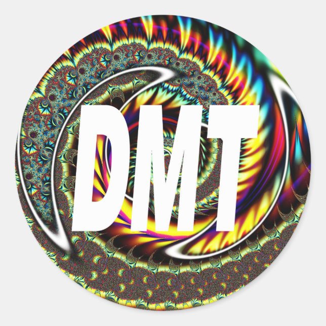DMT CLASSIC ROUND STICKER (Front)