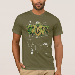 DMT STRUCTURE - DMT SPIRITUAL GRAFFITI T-Shirt