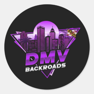 DMV Backroads Logo Sticker