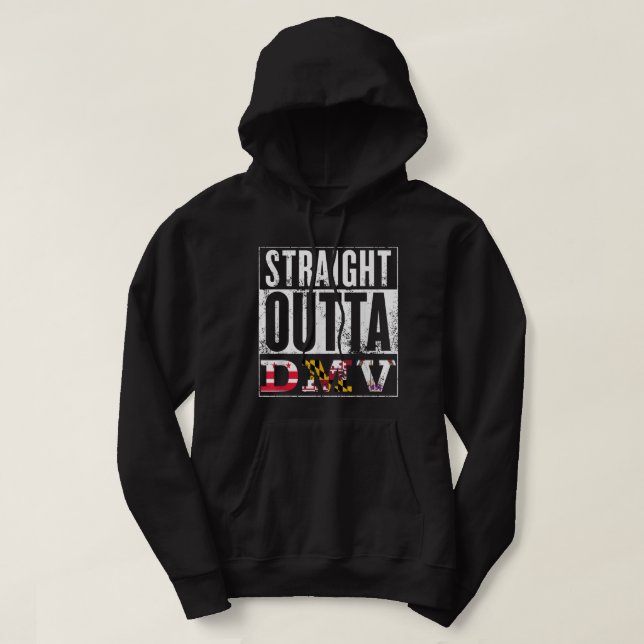 DMV D.C., Maryland, Virginia Souvenir  Hoodie (Design Front)