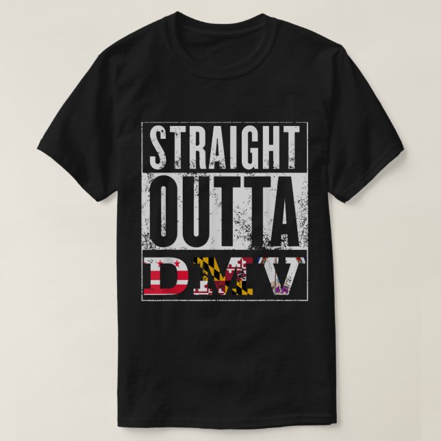 DMV - D.C., Maryland, Virginia - Souvenir  T-Shirt (Design Front)