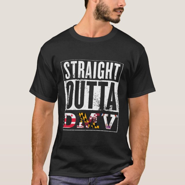 Dmv D C Maryland Virginia Souvenir T-Shirt (Front)