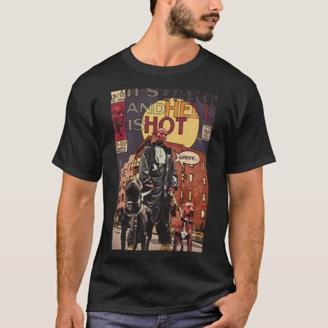 DMX - It’S Dark And Hell Is Hot - Hip Hop Comics   T-Shirt (Front)