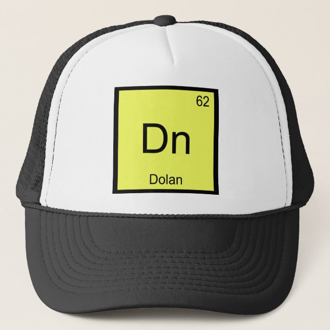 Dn - Dolan Chemistry Element Symbol Meme T-Shirt Trucker Hat (Front)