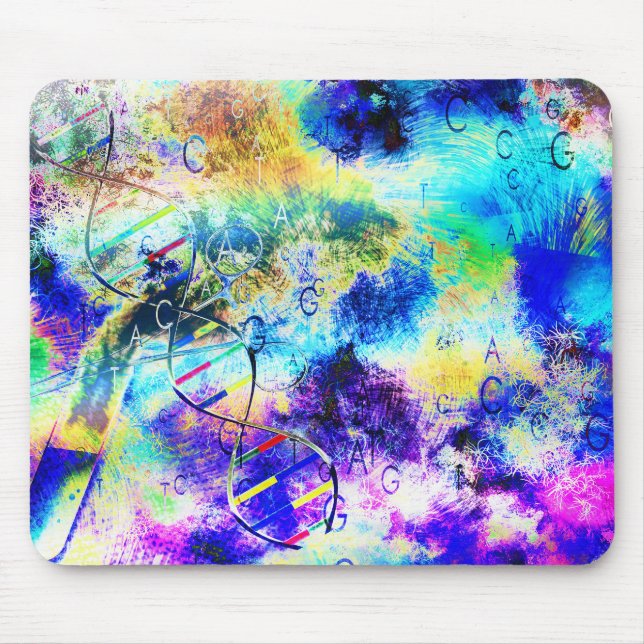 DNA art code Mouse Mat (Front)