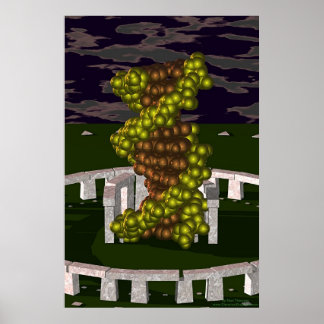 DNA at Stonehenge Poster
