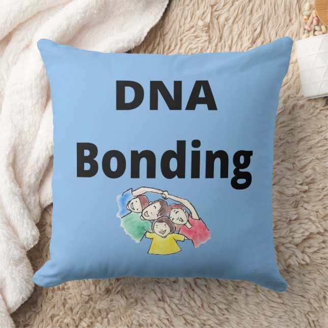 DNA Bonding Throw Pillow (Blanket)