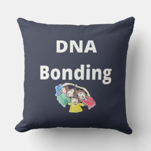 DNA Bonding Throw Pillow