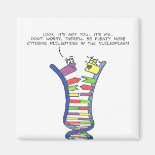 DNA Break-Up - Fridge Magnet