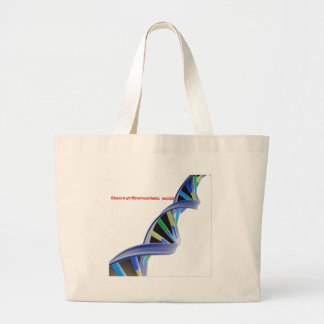DNA - Deoxyribonucleic acid Large Tote Bag