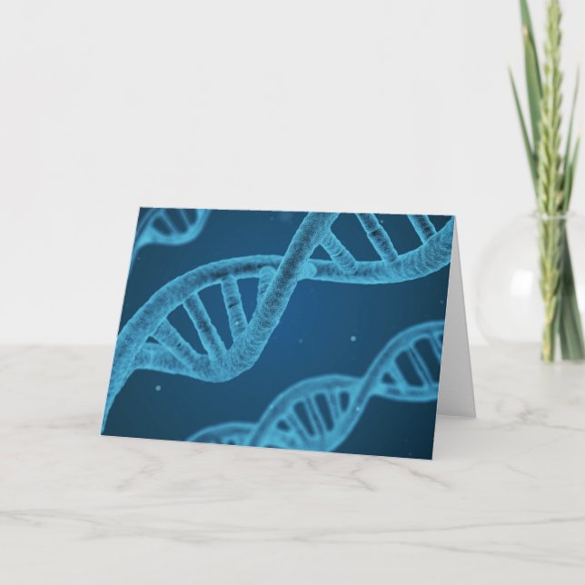 DNA Double Helix Card (Front)
