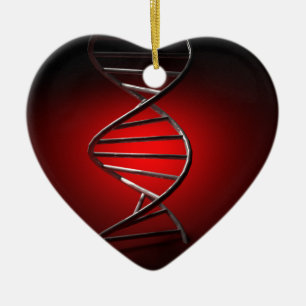 DNA Double Helix Ceramic Tree Decoration