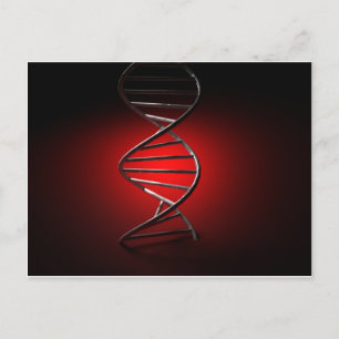 DNA Double Helix Postcard