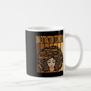 Dna Extraction Technician Black History Month Prid Coffee Mug
