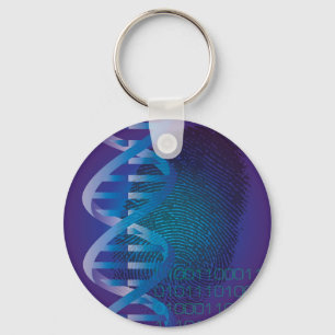 DNA fingerprint Key Ring