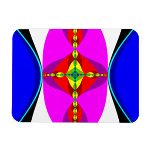 DNA - Fractal Art Magnet