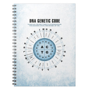 DNA Genetic Code Chart Notebook