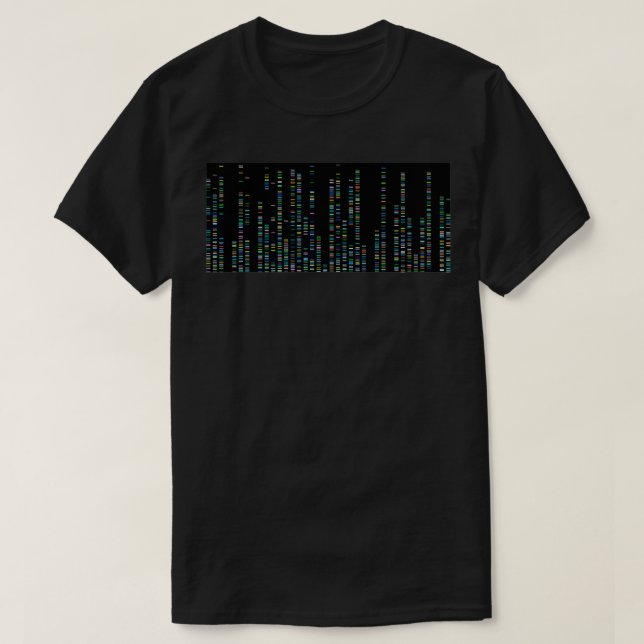 DNA Genome Sequence T-Shirt (Design Front)