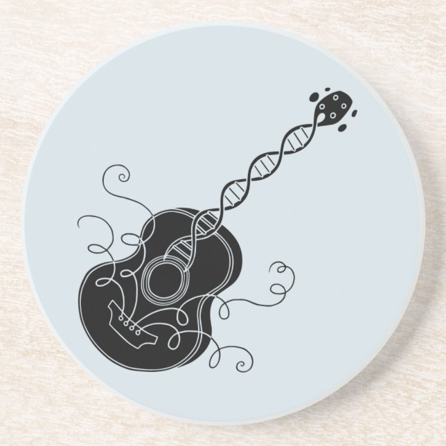 DNA Guitar Coaster (Front)