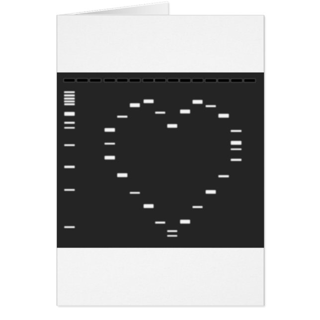 DNA heart on agarose gel (Front)