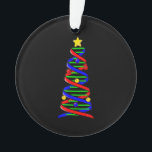 DNA Helix Christmas Tree Life Science Biology Ornament<br><div class="desc">DNA Helix Christmas Tree Life Science Biology</div>