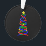 DNA Helix Christmas Tree Life Science Biology Ornament<br><div class="desc">DNA Helix Christmas Tree Life Science Biology</div>
