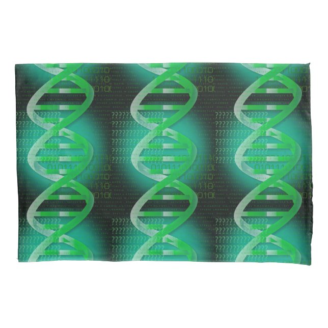 DNA ID Green Pillowcase (Front)
