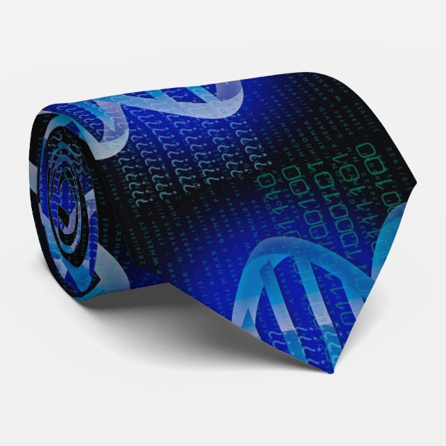 DNA ID Pattern Medical Science Tie (Rolled)