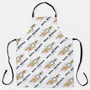 DNA Media Molecular Biology Humour Apron