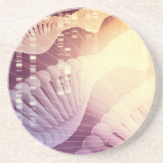 DNA Medical Science and Biotech Chemistry Genes Coaster