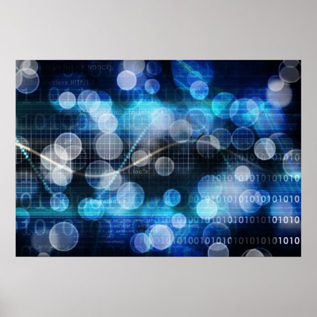 DNA Medical Science and Biotech Chemistry Genes Poster (Front)