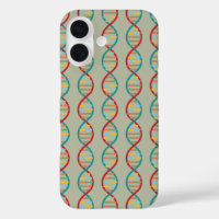 DNA Mid Century Modern STEM Biology Stripe green
