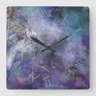 DNA modifications Square Wall Clock