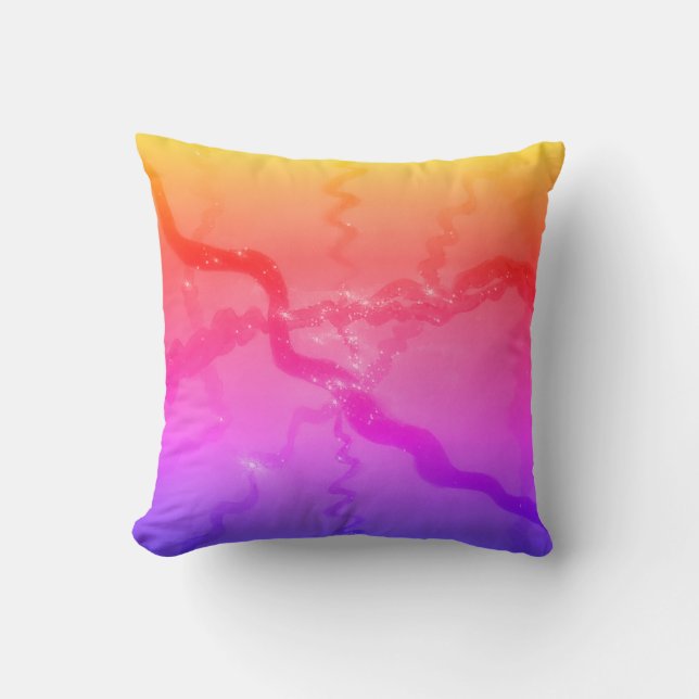 DNA of Heaven Throw Pillow (Front)