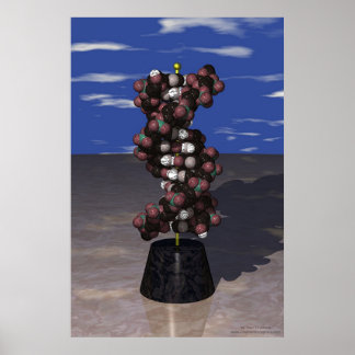 DNA on a Stand Poster