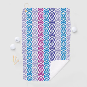 DNA Pattern Golf Towel