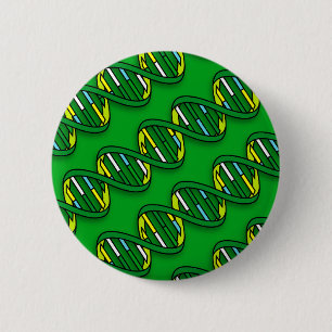 DNA Pattern Medical Science 6 Cm Round Badge