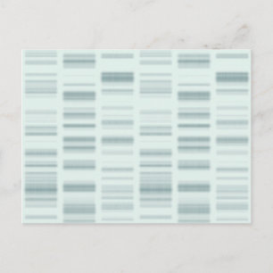 DNA Profiles: Genetic Instructions Creating Life Postcard