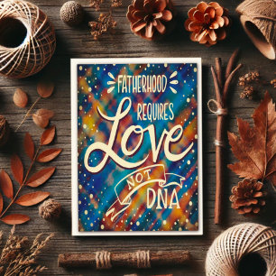 DNA Quote Father’s Day Modern Stepdad Card