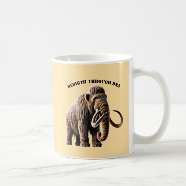 DNA Rebirth of the Siberian Wooly Mammoth URM Coffee Mug (Right)