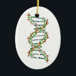 DNA - science/scientist/biology Ceramic Tree Decoration<br><div class="desc">DNA - science/scientist/biology</div>