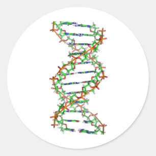 DNA - science/scientist/biology Classic Round Sticker