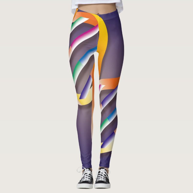 DNA Spiral Science Leggings (Front)