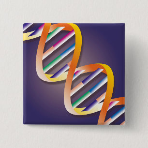 DNA Spotlight 15 Cm Square Badge