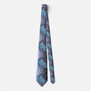 DNA strand and brain Tie