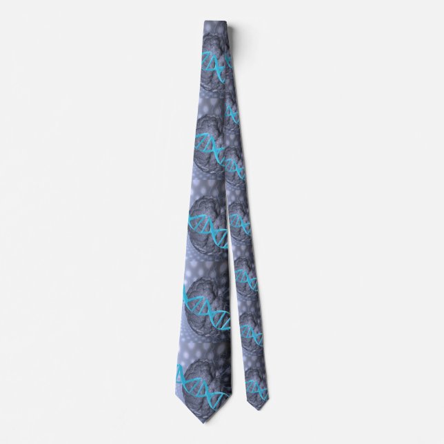 DNA strand and brain Tie (Front)